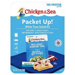 Chicken Of The Sea Packet Up White Tuna Packet & Crackers Kit 4.1 Oz - 4.1 Oz