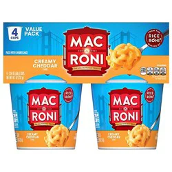 Mac A Roni Creamy Cheddar 8.18 Oz 4 Count - 4-2.04 Oz