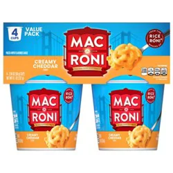 Mac A Roni Creamy Cheddar 8.18 Oz 4 Count - 4-2.04 Oz