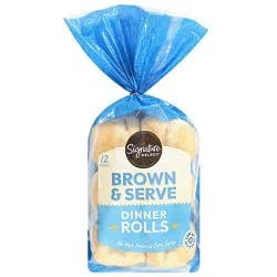 Signature Select Rolls Brown & Serve 12 Pk - 11 Oz