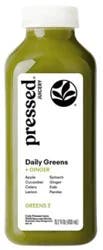 Pressed Juicery Daily Greens With Ginger 15.2fz - 15.2 Fz