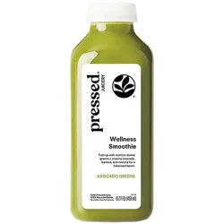 Pressed Juicery Wellness Smoothie Avocado Greens 15.2fz - 15.2 Fz