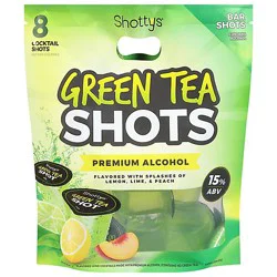 Shottys Gelatn Green Tea Shots Wine - 8-50 Ml