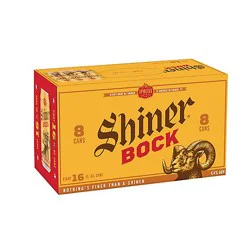 Shiner Bock 8-16 Fl Oz In Cans - 8-16 Fz