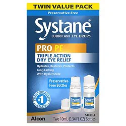 Systane Pro Pf Dry Eye Drops 2 Pack - 2-10 Ml