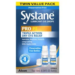 Systane Pro Pf Dry Eye Drops 2 Pack - 2-10 Ml