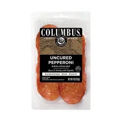 Columbus Uncured Sliced Pepperoni - 4 Oz
