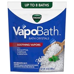 Vicks Base Non-Medicated Salts No Flavor/scent Not Applicable - 24 Oz