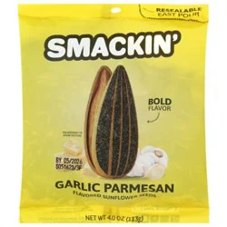 Smackin Sunflower Seeds Garlic Parmesan 4oz - 4 Oz