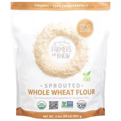 One Degree Flour Whole Wheat Sprouted Organic - 32 Oz