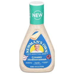 16z Newmans Own Creamy Mediterranean Salad Dressing - 16 Oz