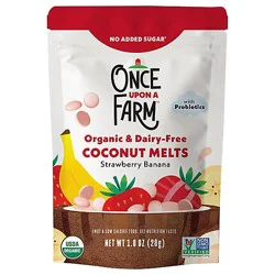 Once Upon A Farm Melts - Ccnt Ban Strwby - 1 Oz