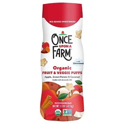 Once Upon A Farm Puffs - Apl, Swpt & Ccnt - 1.5 Oz