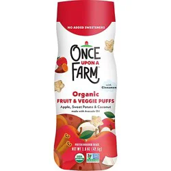 Once Upon A Farm Puffs - Apl, Swpt & Ccnt - 1.5 Oz