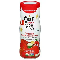 Once Upon A Farm Puffs - Apl, Swpt & Ccnt - 1.5 Oz