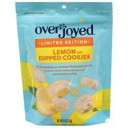 Overjoyed Lemon Dipped Cookies 6 Oz - 6 Oz