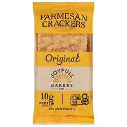 Joyfull Bakery Single Serve Original Parmesan Crackers - .75 Oz