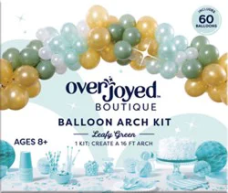 Overjoyed Boutique Leafy Green Balloon Arch Kit - 60 Ct