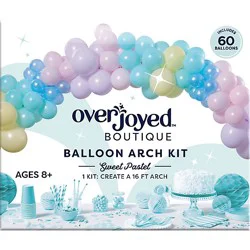 Overjoyed Boutique Sweet Pastel Balloon Arch Kit - 60 Ct