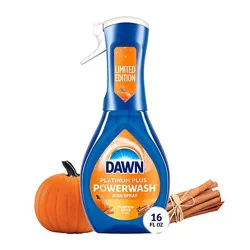 Dawn Plat Plus Powerwash Pumpkin Spice 16fz - 16 Fz