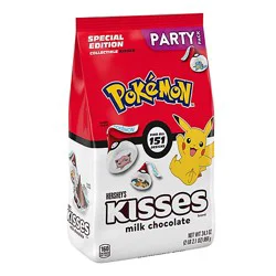 Hershey's Kisses Milk Chocolate Pokemon Candy Party Pack - 34.1 Oz