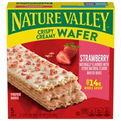 Nature Valley Strawberry Crispy Creamy Wafer Bar 5 Count 1.3 Ounce - 5 Ct