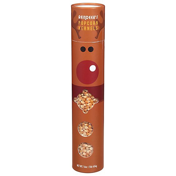 slide 1 of 1, Wab Popcorn Kernl Tube Reindeer - Ea, 1 ct