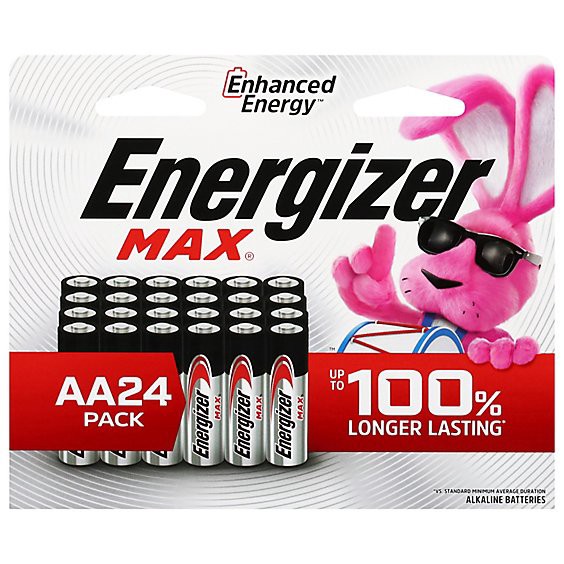 slide 1 of 1, Energizer Max Alkaline Aa Batteries - 24 Pack - 24 Ct, 24 ct