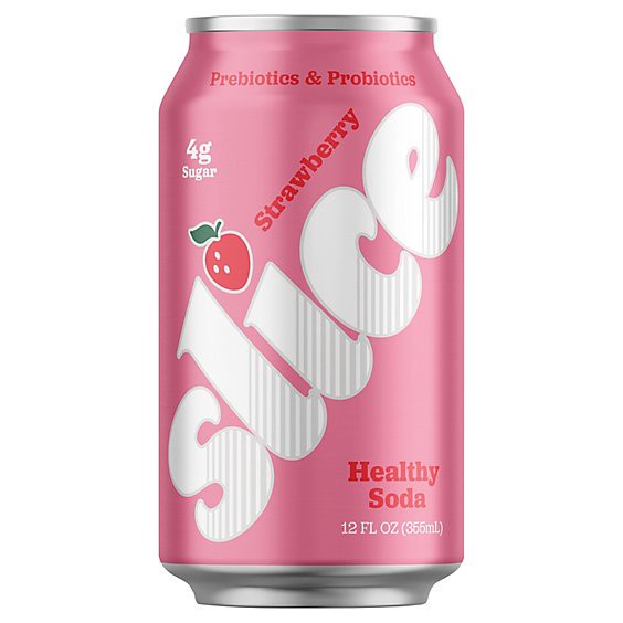 slide 1 of 9, Slice Soda Strawberry 12fz - 12 Fz, 12 fl oz