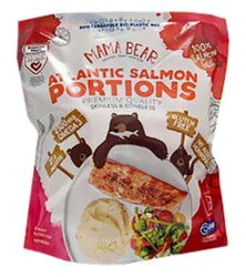 Mama Bear Skinless Salmon Portions - 16 Oz