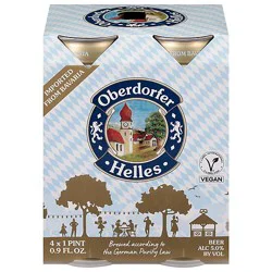 Oberdorfer Helles 4-16 Fl Oz In Cans - 4-16.9 Fz
