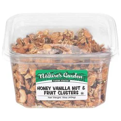 Natures Garden Honey Vanilla Nut & Fruit Clusters - 16 Oz