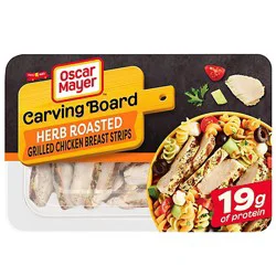 Oscar Mayer Carving Board Herb Roasted Grilled Chicken Breast Strips - 6 Oz