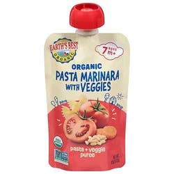 Earths Best Puree Pasta Marinara With Veggies - 4 Oz