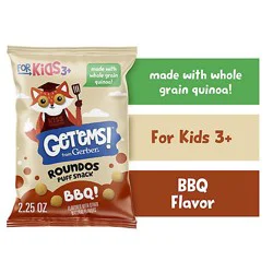 Get'ems! From Gerber Roundos Puff Snack Bbq In Bag - 2.25 Oz