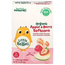 Baby Bellies Organic Apple & Berry Softcorn 4pk, 1.12 Oz - 1.12 Oz