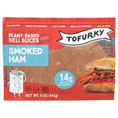slide 1 of 1, Tofurky Deli Slices Ham Plant Based - 5 Oz, 5 oz