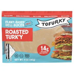 Tofurky Deli Slices Turkey Plant Based - 5 Oz