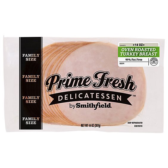 slide 1 of 7, Prime Fresh Oven Roasted Turkey Breast 14 Oz - 14 Oz, 14 oz