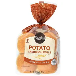Signature Select Rolls Potato 8 Pk - 15 Oz