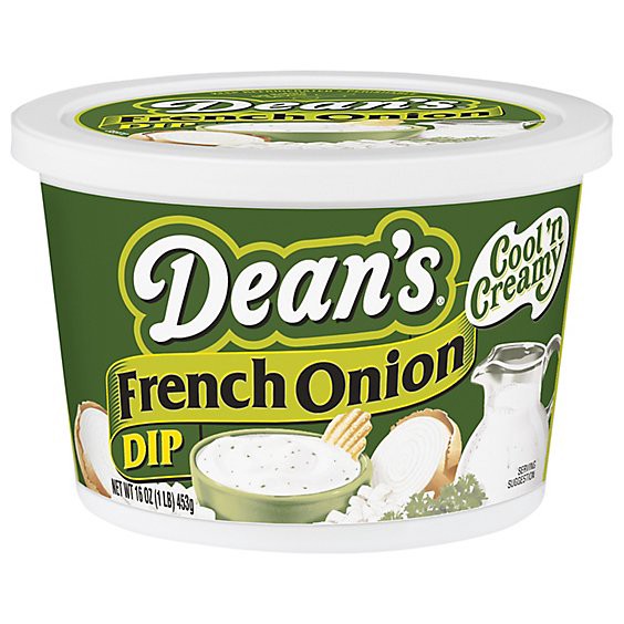 slide 1 of 8, Deans French Onion Dip 16 Oz - 16 Oz, 16 oz