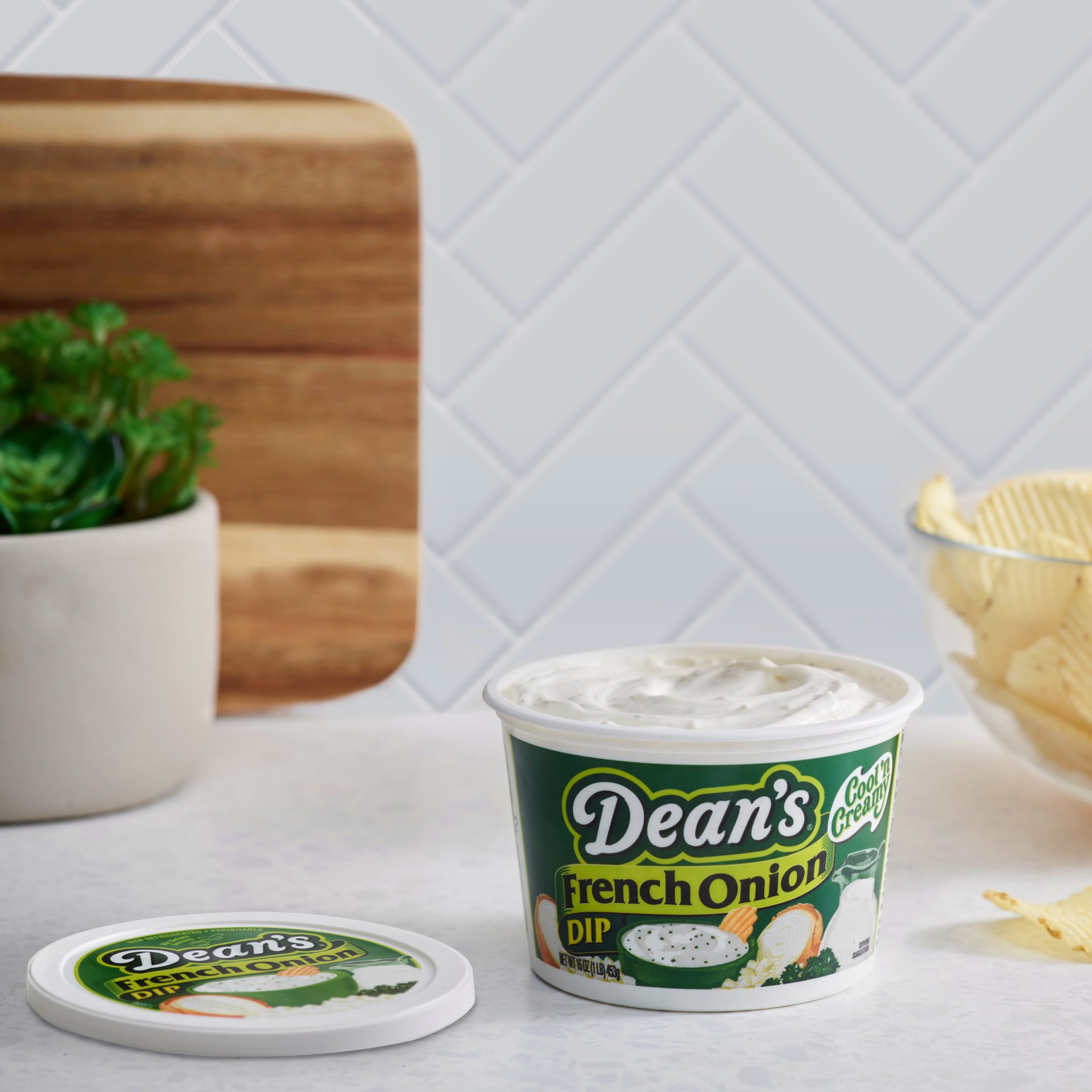 slide 6 of 8, Deans French Onion Dip 16 Oz - 16 Oz, 16 oz
