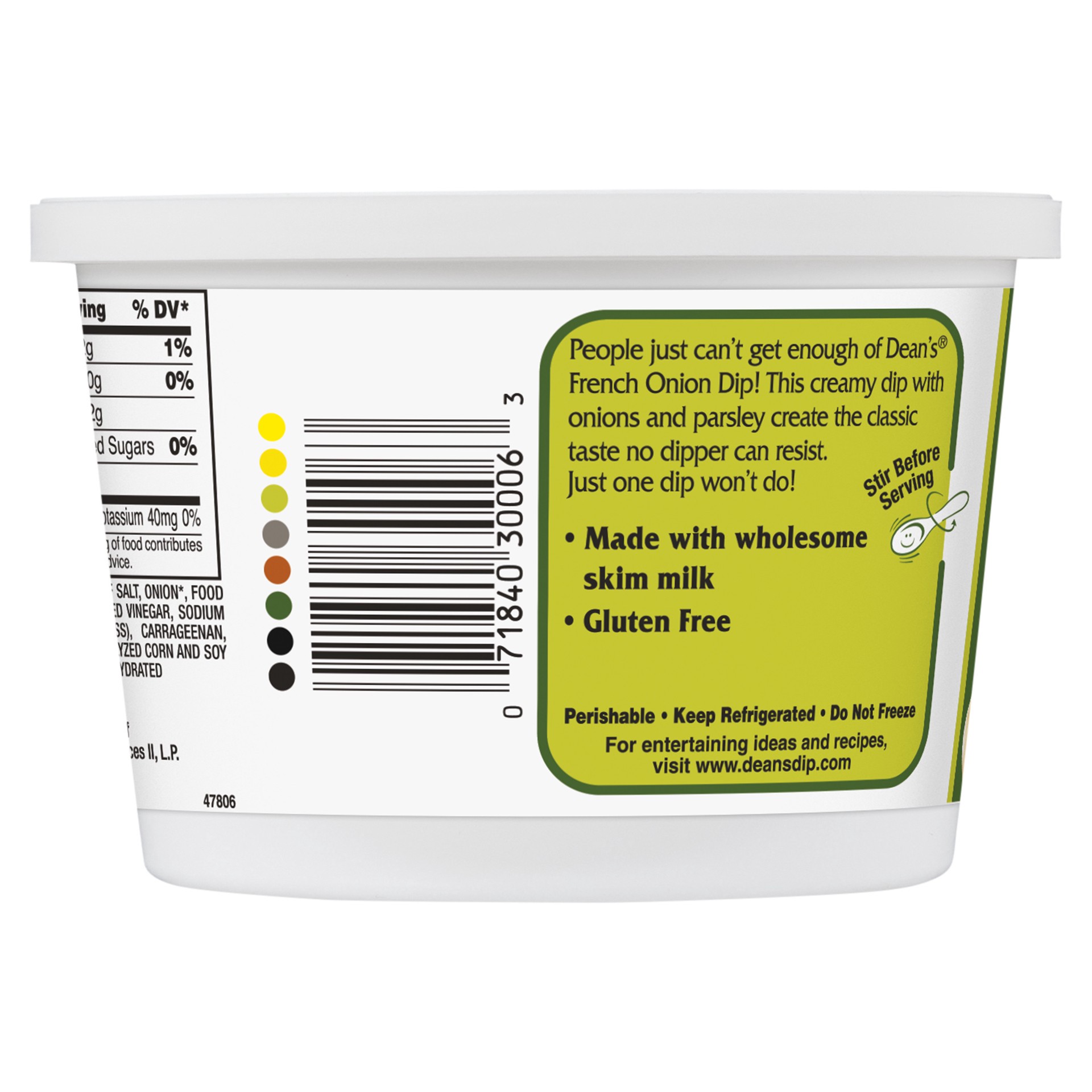 slide 4 of 8, Deans French Onion Dip 16 Oz - 16 Oz, 16 oz