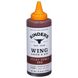 Kinders Sticky Honey Bbq Wing Sauce - 15.8 Oz