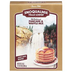 Snoqualmie Falls Lodge Old Fashioned Pancake & Waffle Mix 24 Oz Carton - 24 Oz