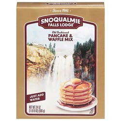 Snoqualmie Falls Lodge Old Fashioned Pancake & Waffle Mix 24 Oz Carton - 24 Oz