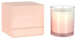 Overjoyed Boutique Gift Box Candle Pink - 8 Oz