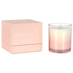 Overjoyed Boutique Gift Box Candle Pink - 8 Oz