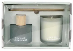 Overjoyed Boutique Diffuser Candle Set Blue - Each