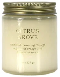 Overjoyed Boutique Glass Candle Tan - 8 Oz